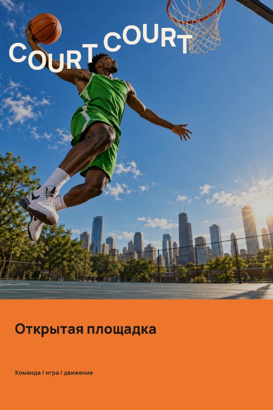 Баскетбол · Текстовая волна