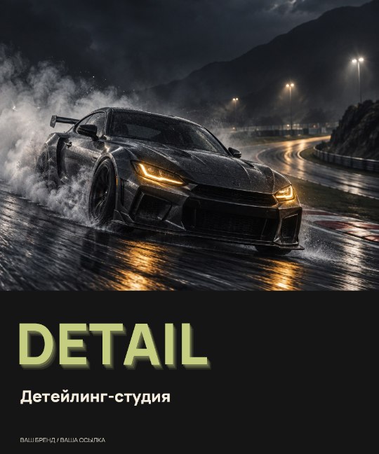 Автодетейлинг · Сцена и титр