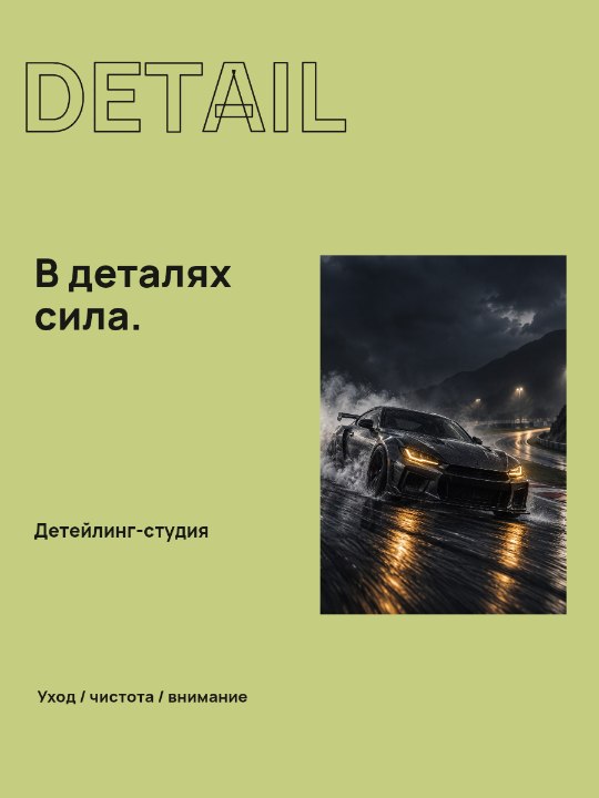 Автодетейлинг · Манифест