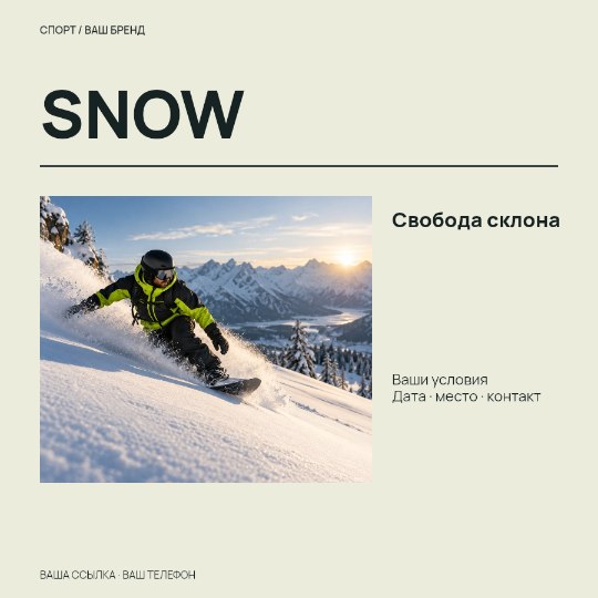 SNOW · Свобода склона