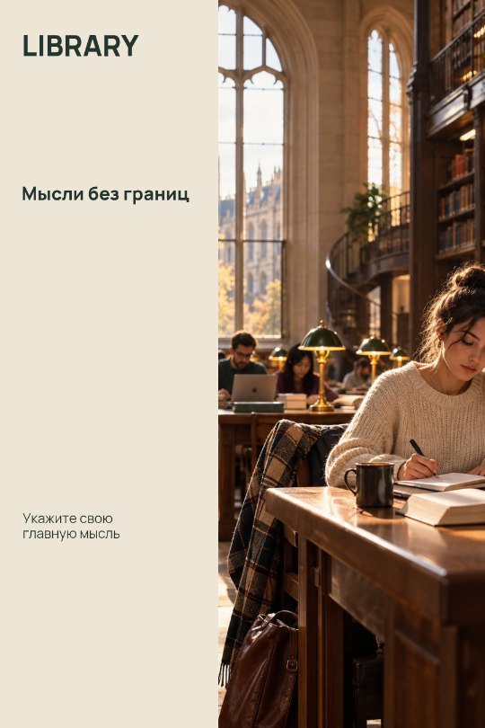 LIBRARY · Мысли без границ