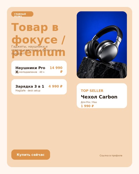 Товар в фокусе / premium
