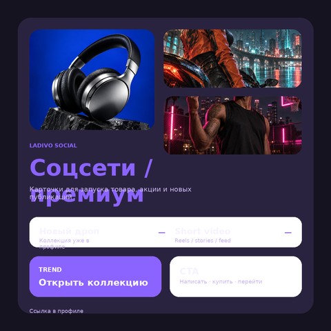 Соцсети / премиум