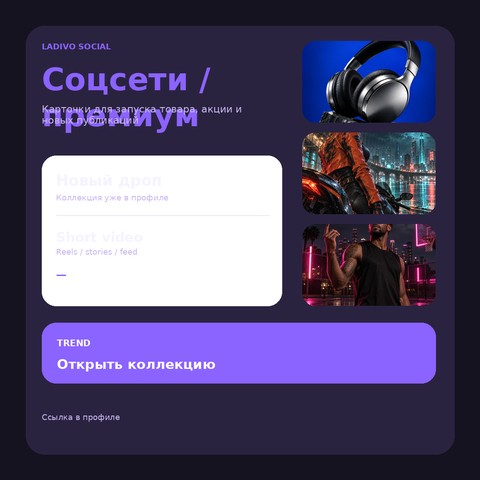 Соцсети / премиум