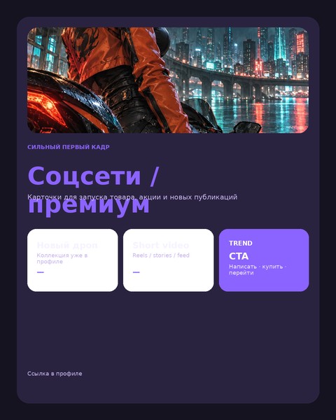 Соцсети / премиум