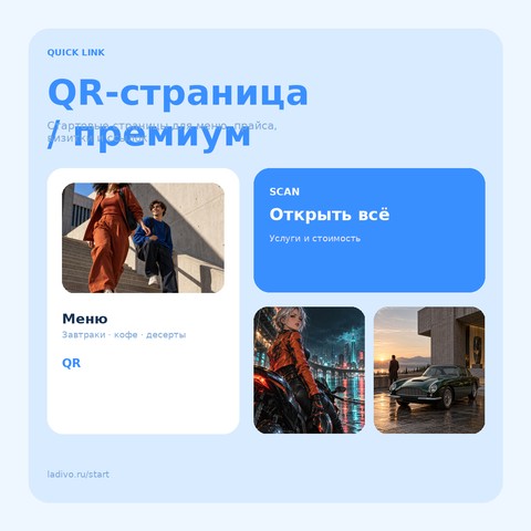 QR-страница / премиум