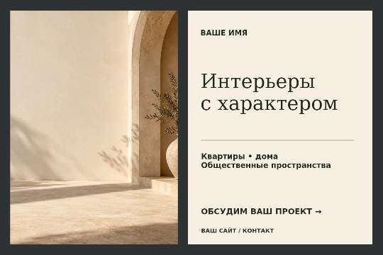 Портфолио · дизайнер интерьера