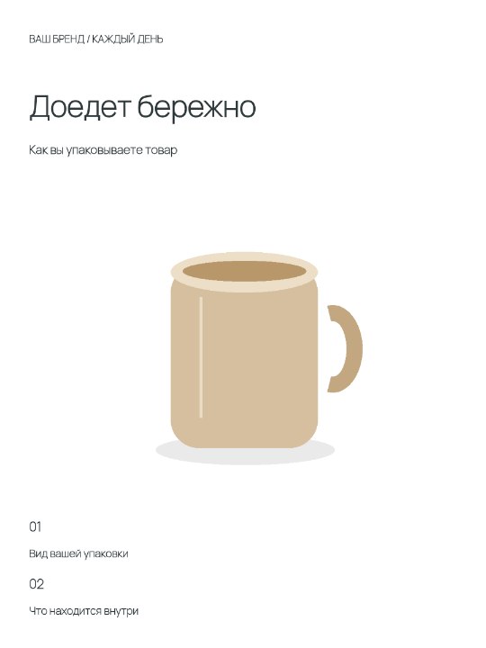 Упаковка заказа