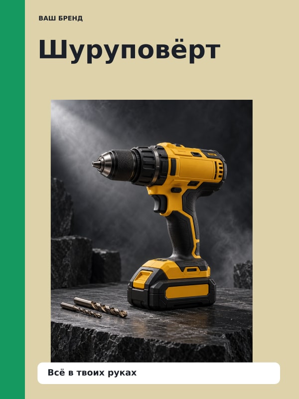 Шуруповёрт · Постер