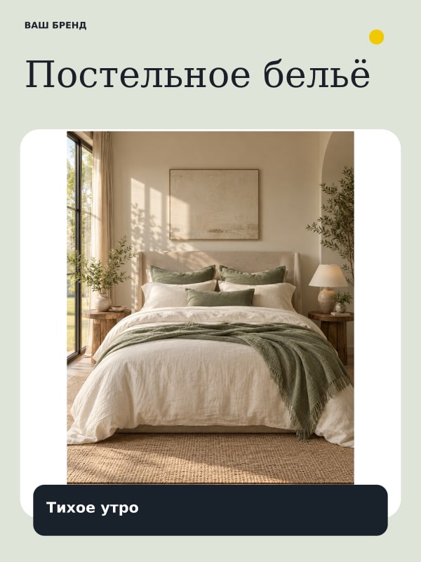 Постельное бельё · Свет