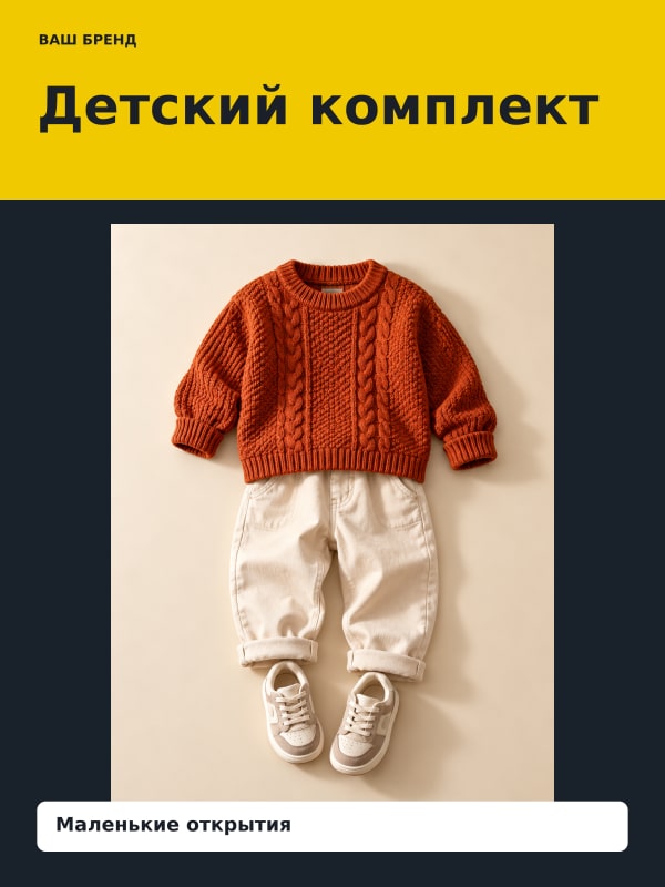 Детский комплект · Контраст