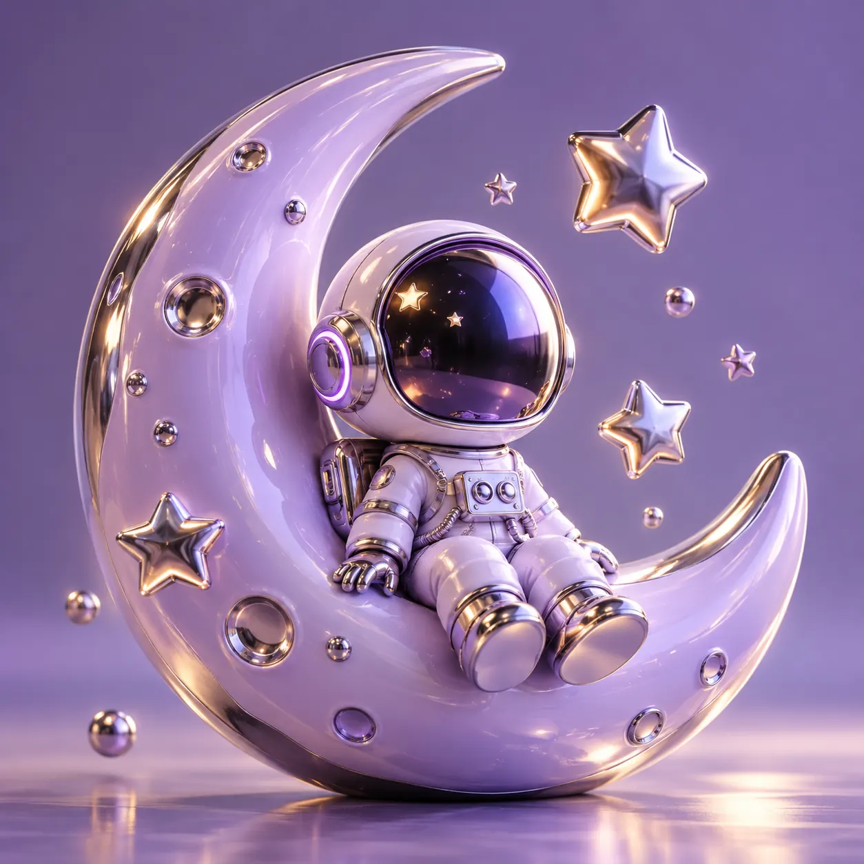 Игрушечный космонавт в 3D